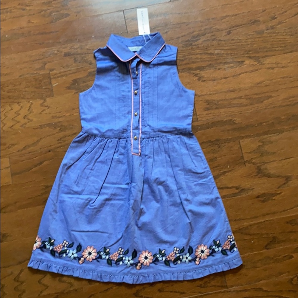 NWT JANIE AND JACK Girls Easter Dress - Blue 7